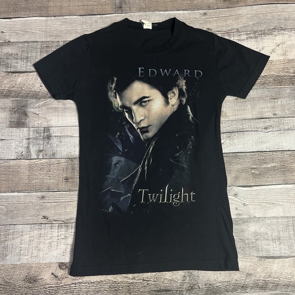 Twilight Shirt Women's Junior Small Black Team Edward You Are My Life Now